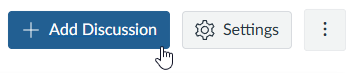 cursor hovers over add discussion button