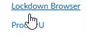Cursor over 'Lockdown Browser' button