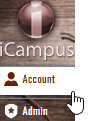 Cursor hovers over account in navigation. Key: account
