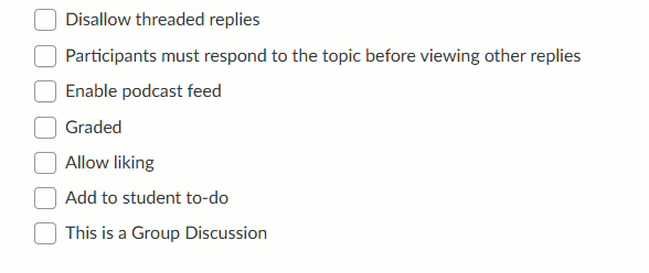 User enables graded discussion option to reveal checkpoint discussion option.gif